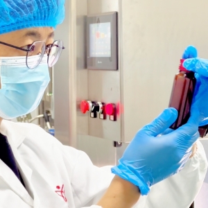 枸杞原浆进行质检